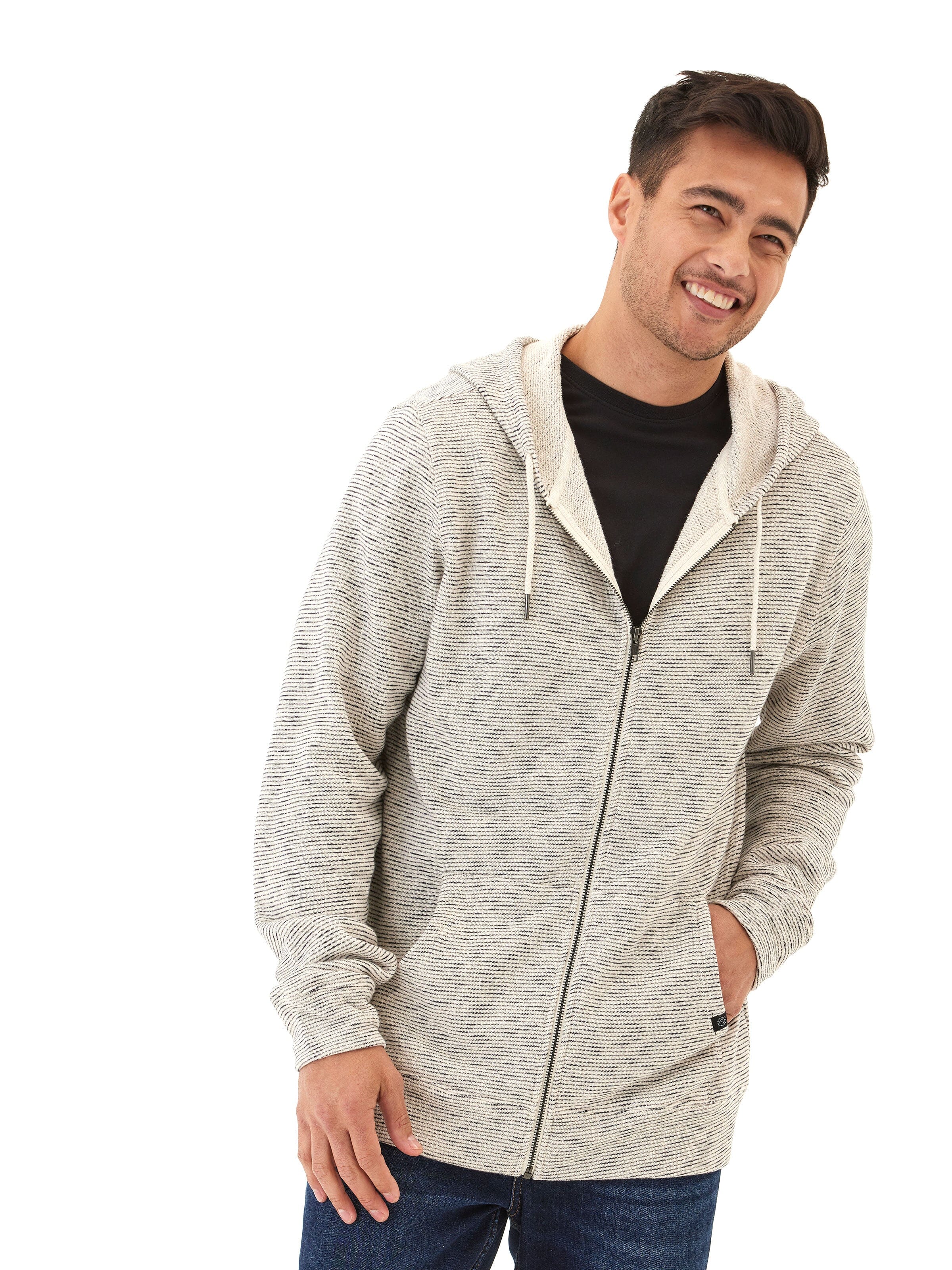 Jordyn Stripe Terry Button-Down Knit Shirt for Men