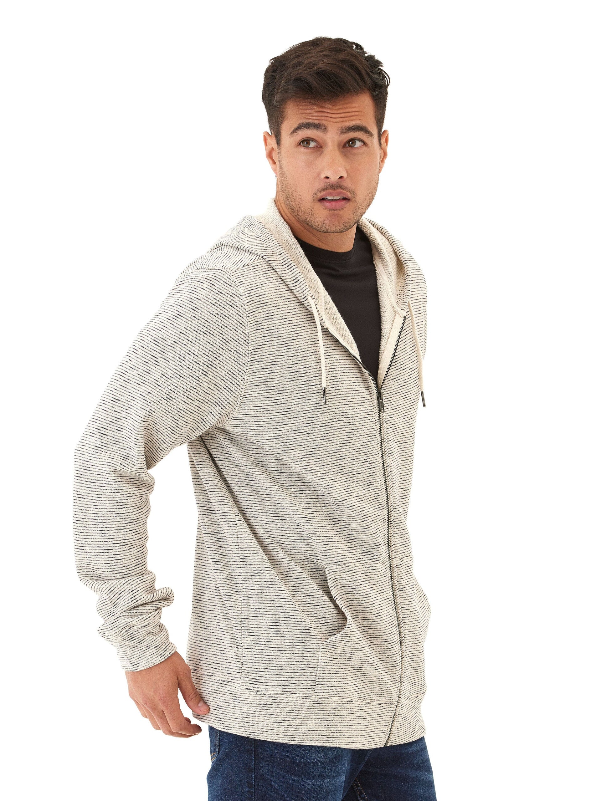 Jordyn Stripe Terry Button-Down Knit Shirt for Men