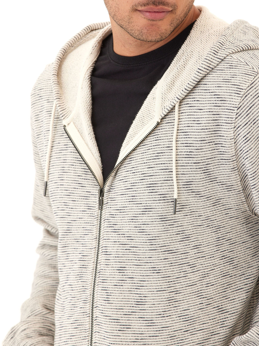 Jordyn Stripe Terry Button-Down Knit Shirt for Men