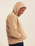 Relaxed fit heavyweight hoodie with mineral wash detailing