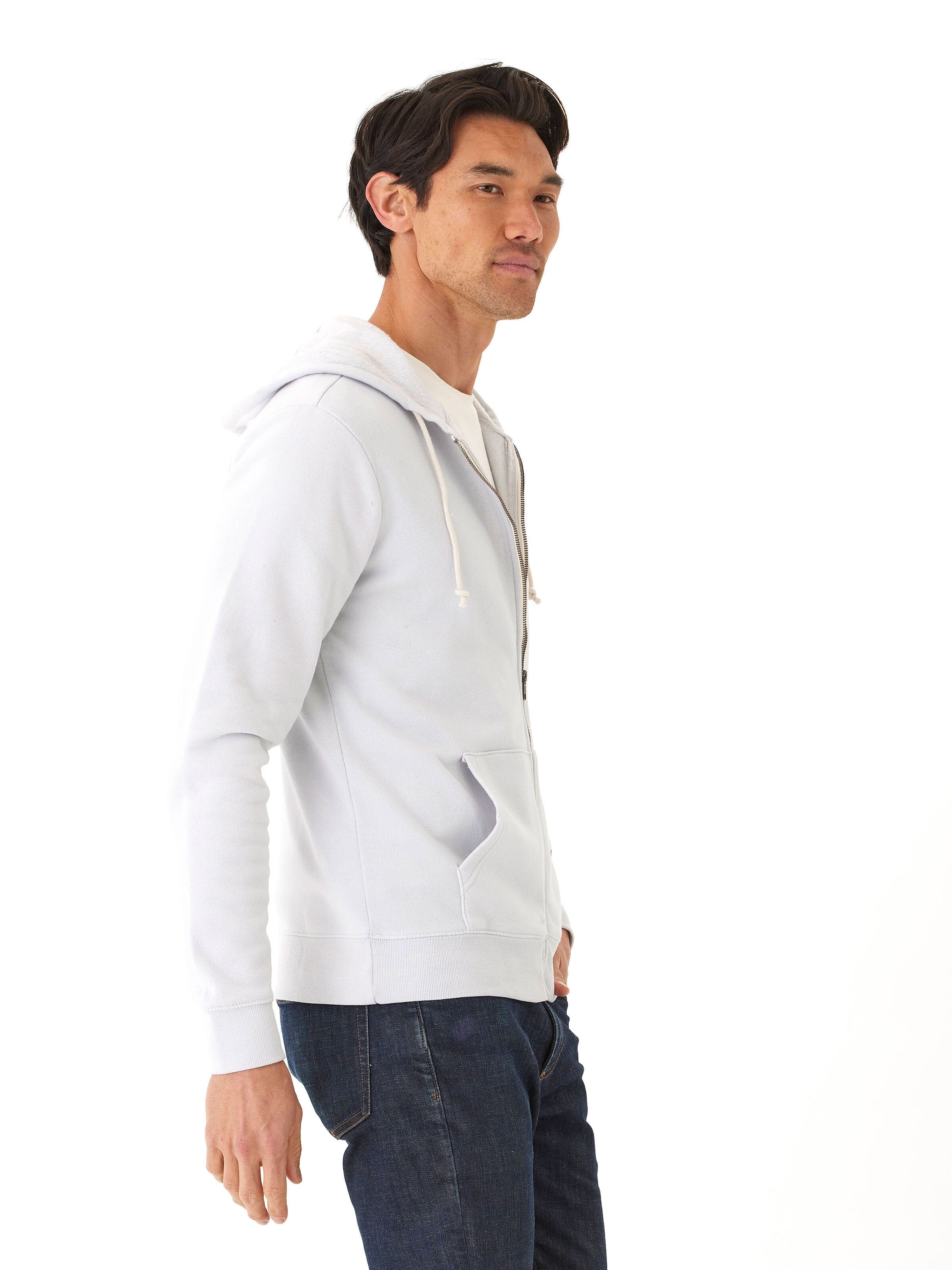 Jordyn Mineral Wash Fleece Full Zip Hoodie