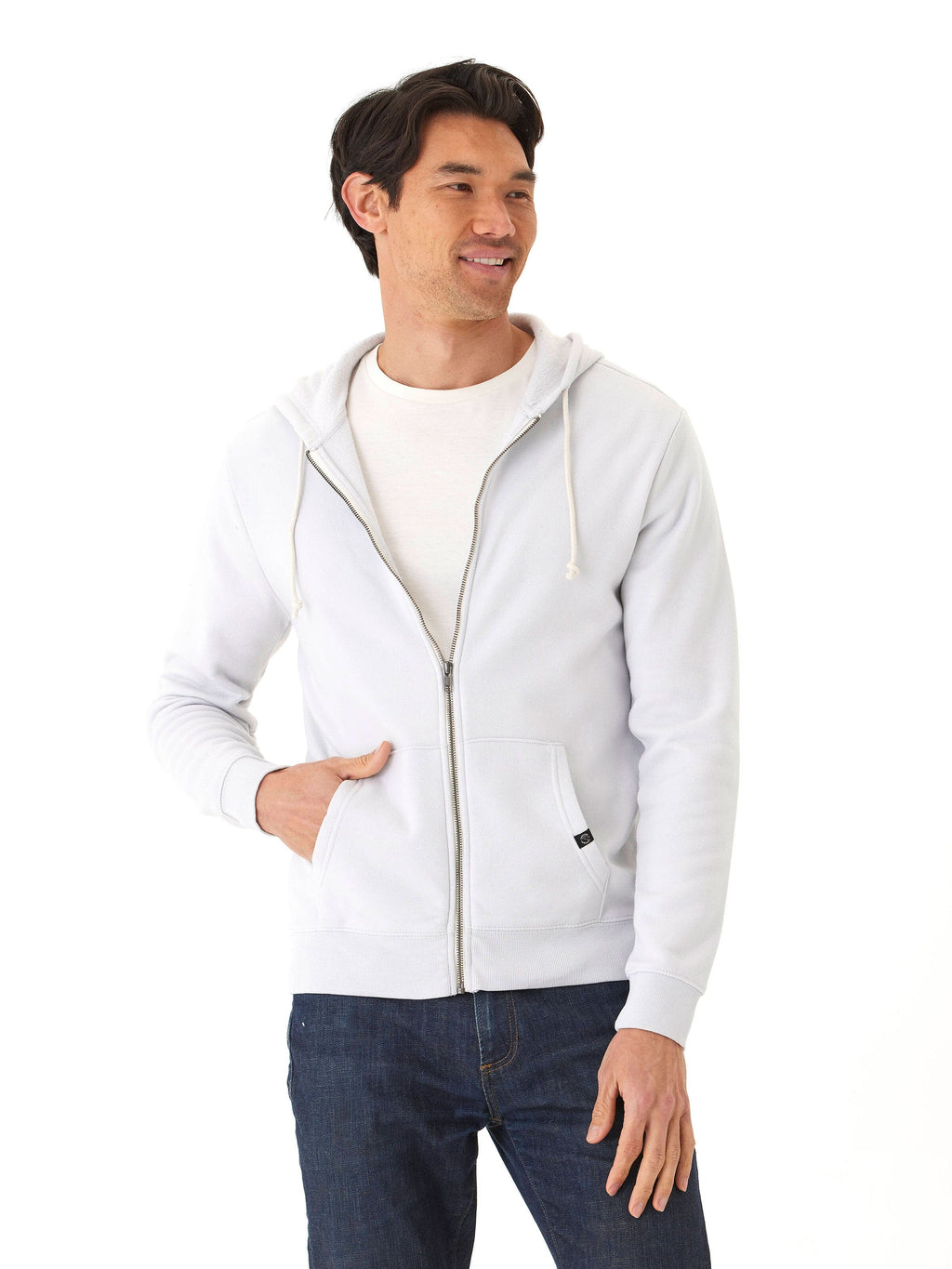 Jordyn Mineral Wash Fleece Full Zip Hoodie