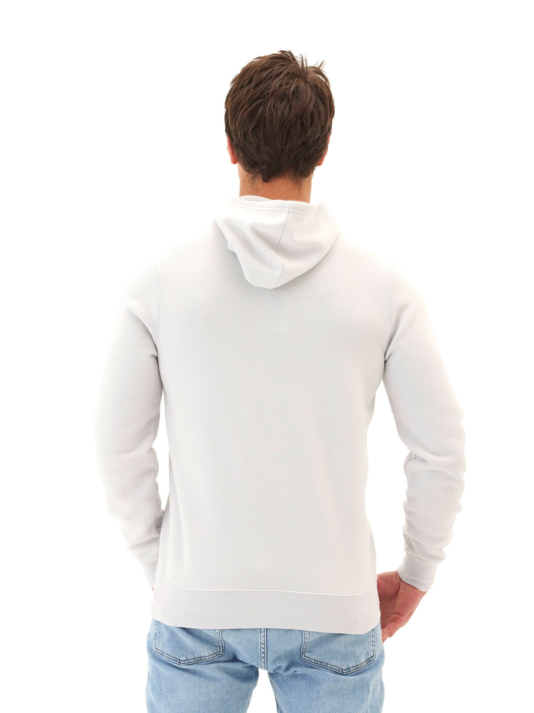 Mineral Wash Graphic Hoodie for Men – Casual Cotton Pullover