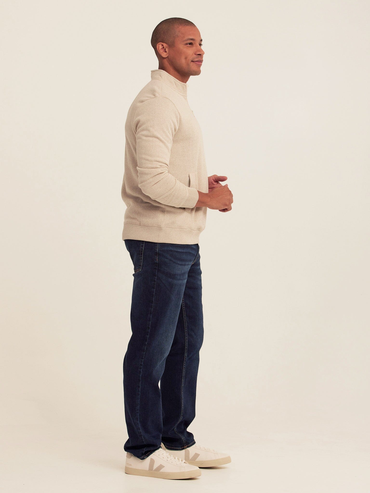 Eco Fleece Quarter Zip Pullover for Versatile Layering