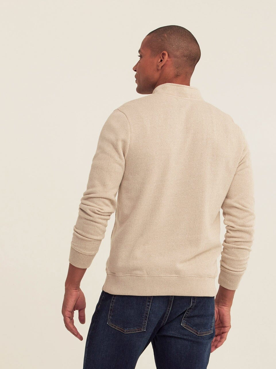 Eco Fleece Quarter Zip Pullover for Versatile Layering