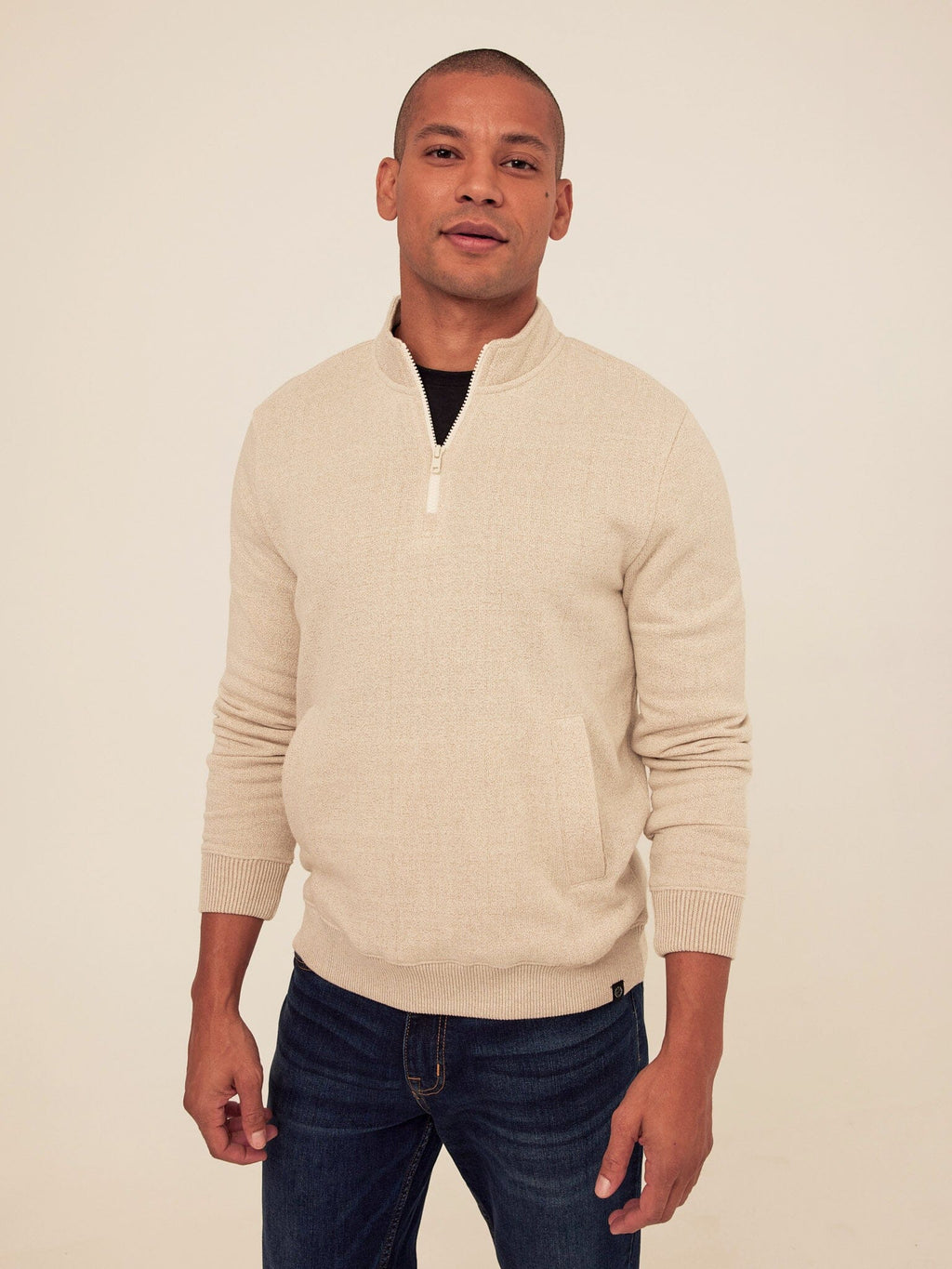 Eco Fleece Quarter Zip Pullover for Versatile Layering