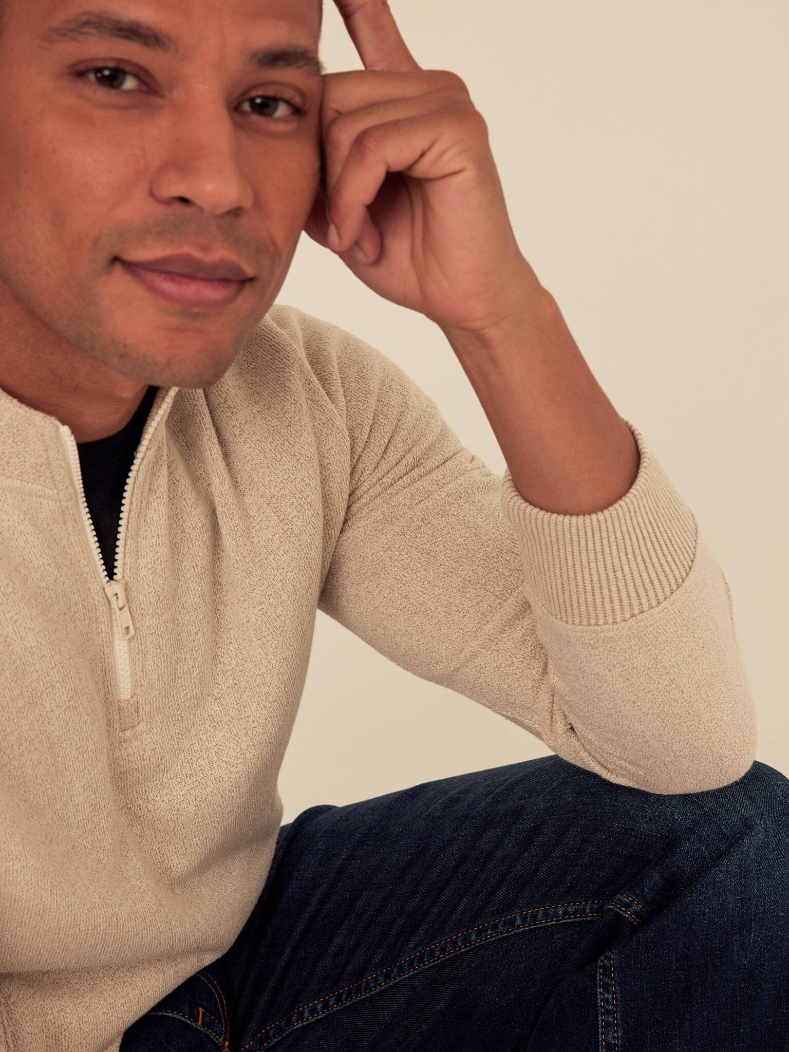 Eco Fleece Quarter Zip Pullover for Versatile Layering
