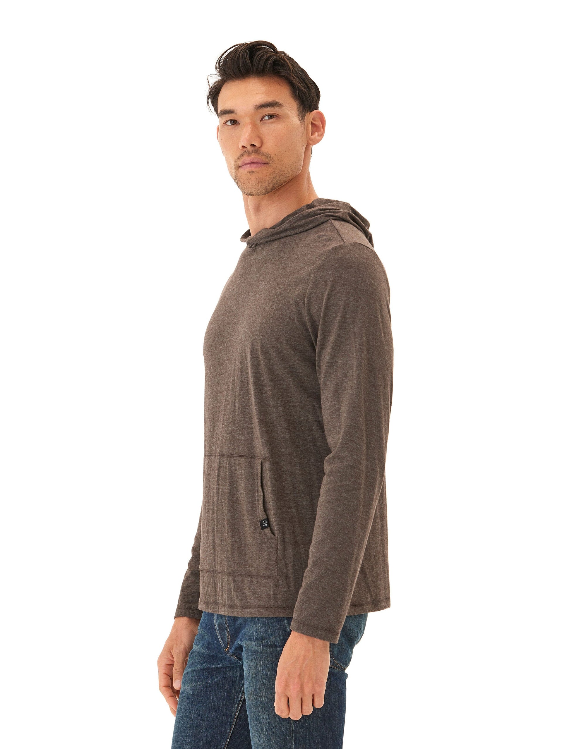 Long Sleeve Triblend Tee Shirt Hoodie Pullover