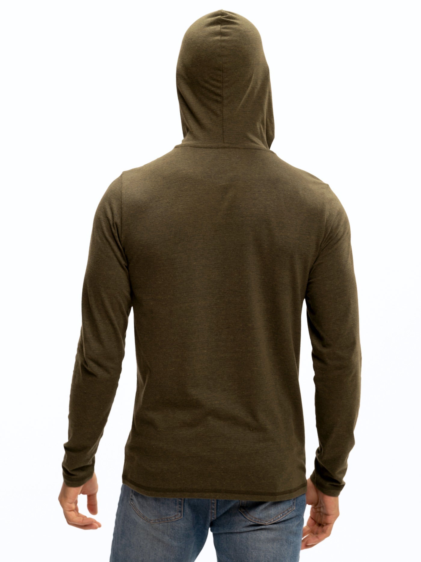 Long Sleeve Triblend Tee Shirt Hoodie