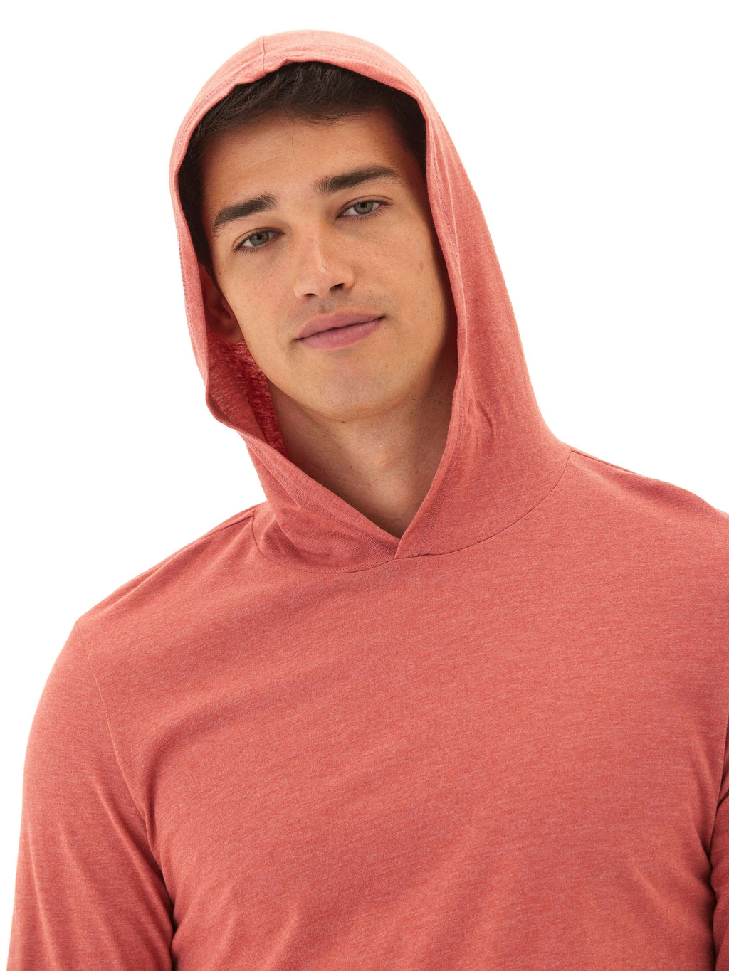 Long Sleeve Triblend Tee Shirt Hoodie Pullover Lightweight Layer
