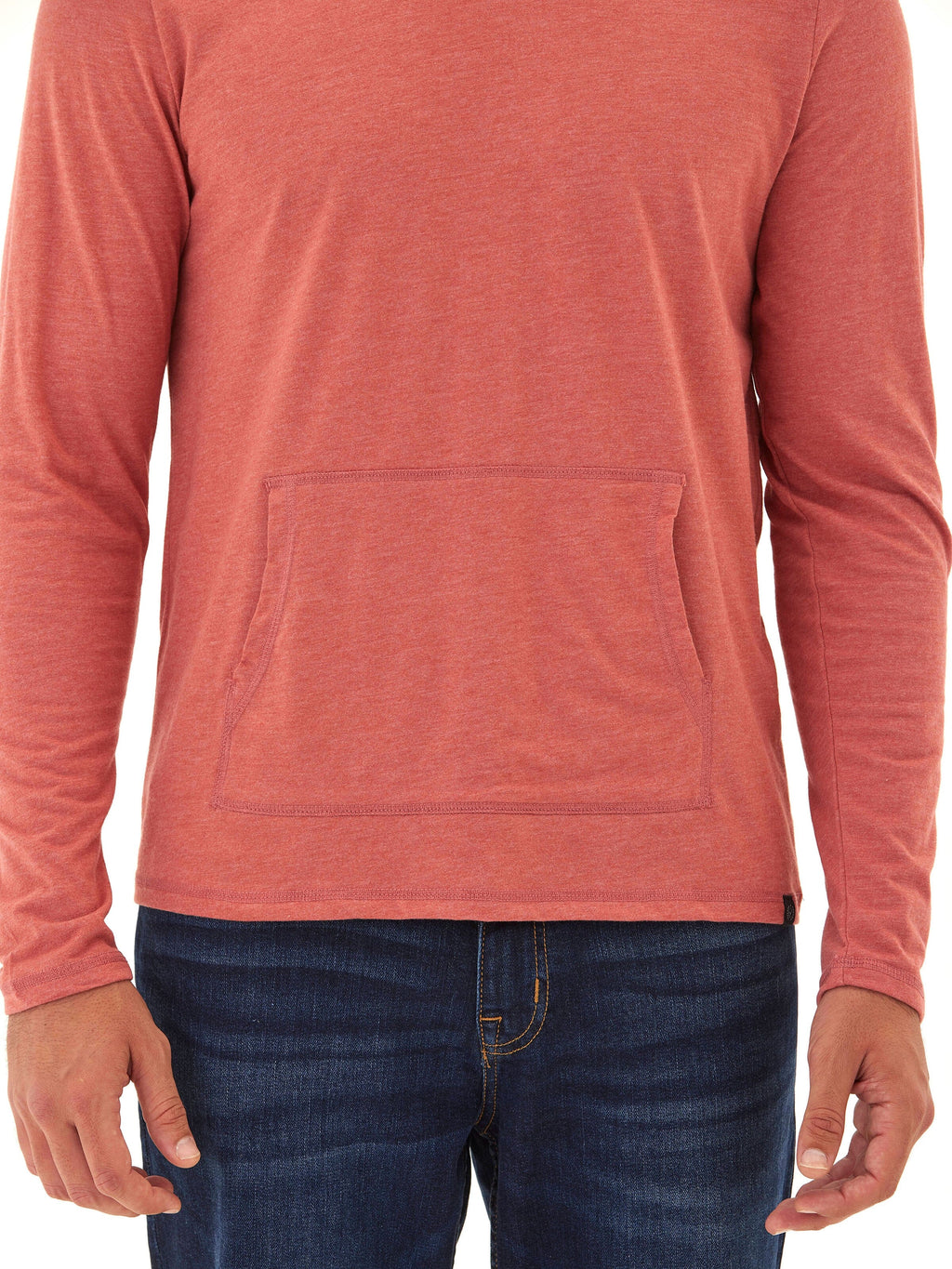 Long Sleeve Triblend Tee Shirt Hoodie Pullover Lightweight Layer