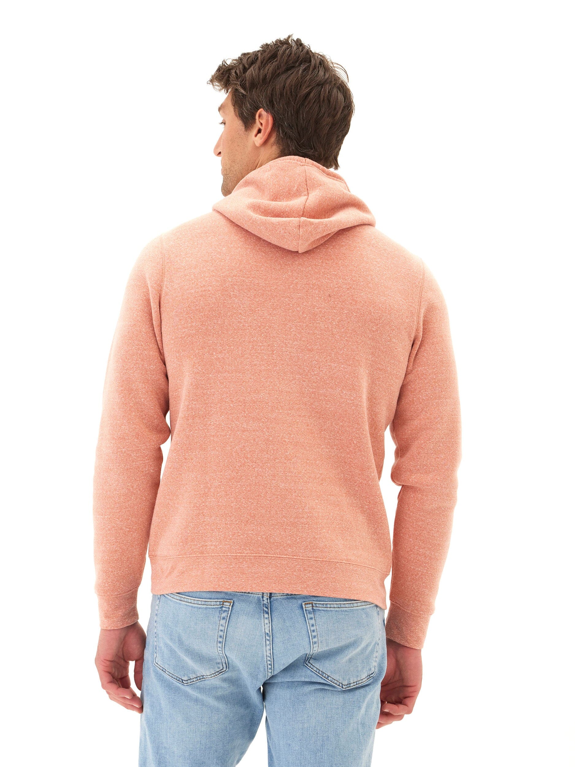 Men's Core Triblend Fleece Pullover Hoodie - Casual Knit Hoodie