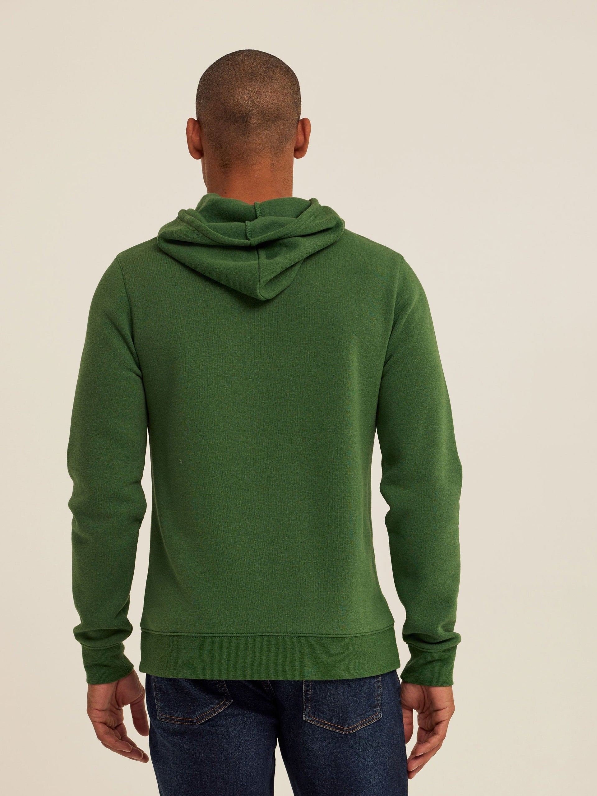 Men's Core Triblend Fleece Pullover Hoodie with Kangaroo Pocket