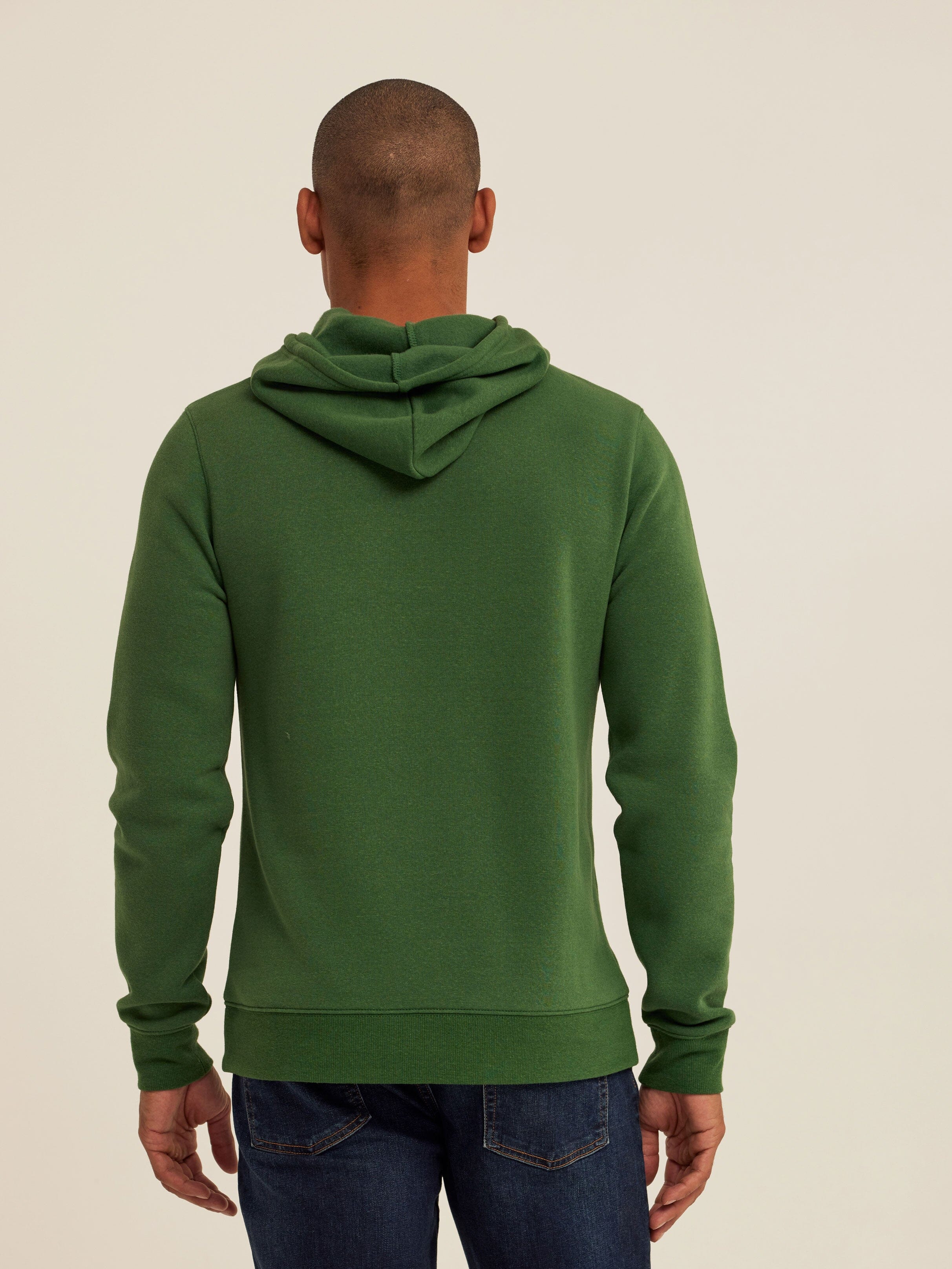 Men's Core Triblend Fleece Pullover Hoodie with Kangaroo Pocket