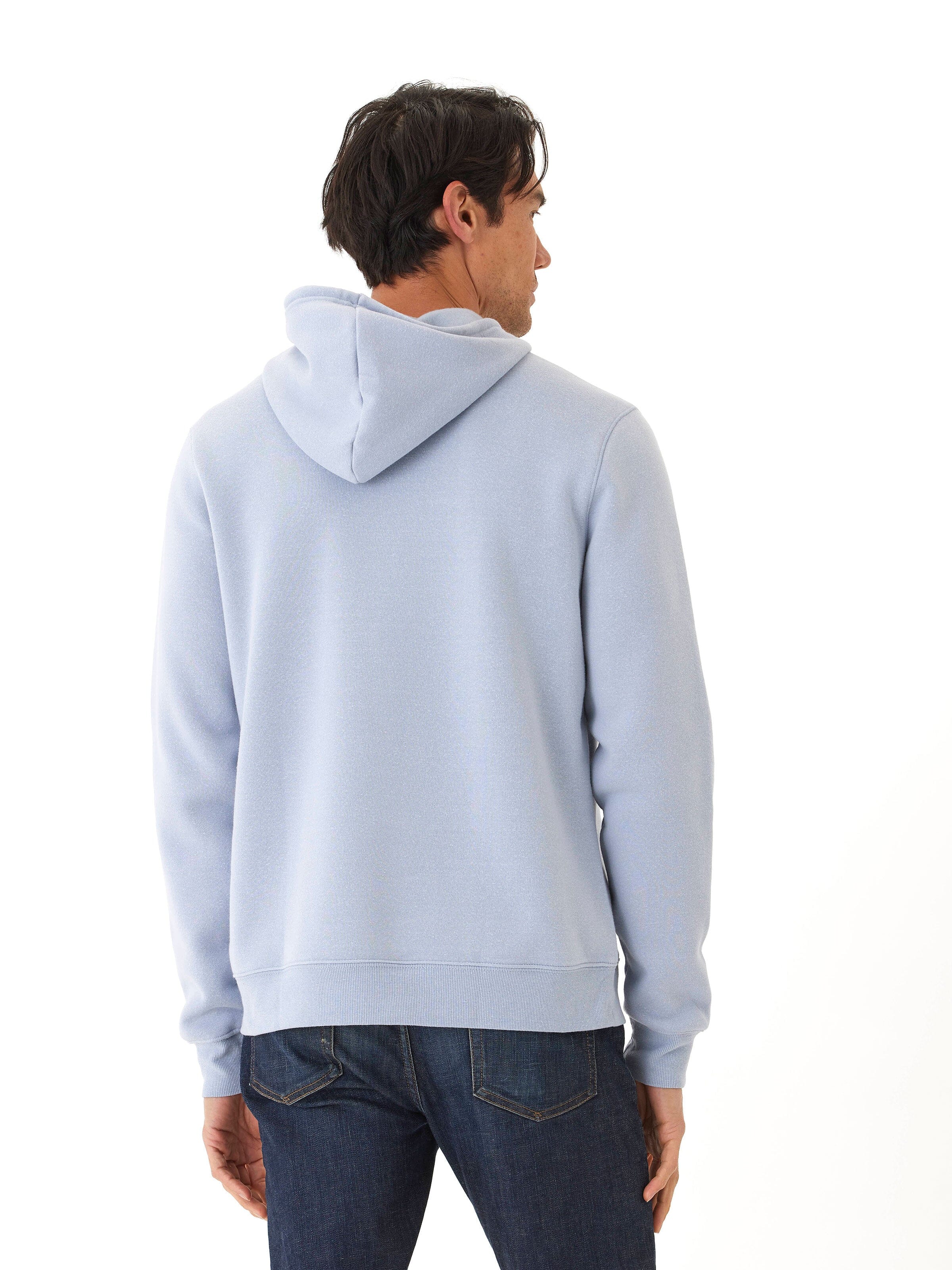 Men's Core Triblend Fleece Pullover Hoodie with Kangaroo Pocket