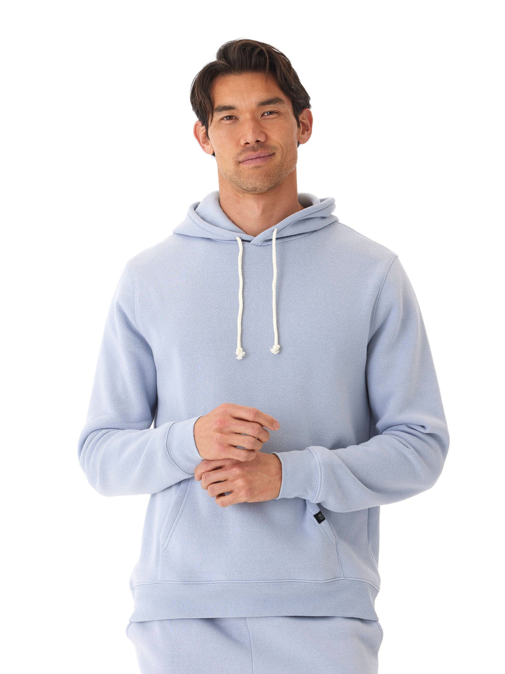 Men's Core Triblend Fleece Pullover Hoodie with Kangaroo Pocket