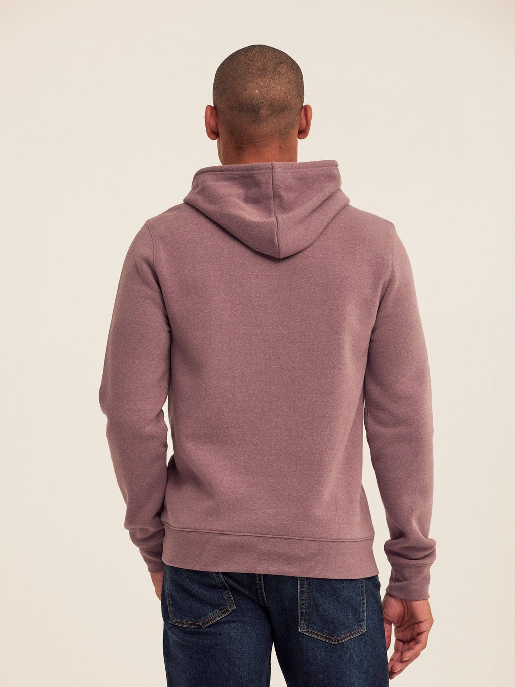 Men's Core Triblend Fleece Pullover Hoodie with Kangaroo Pocket