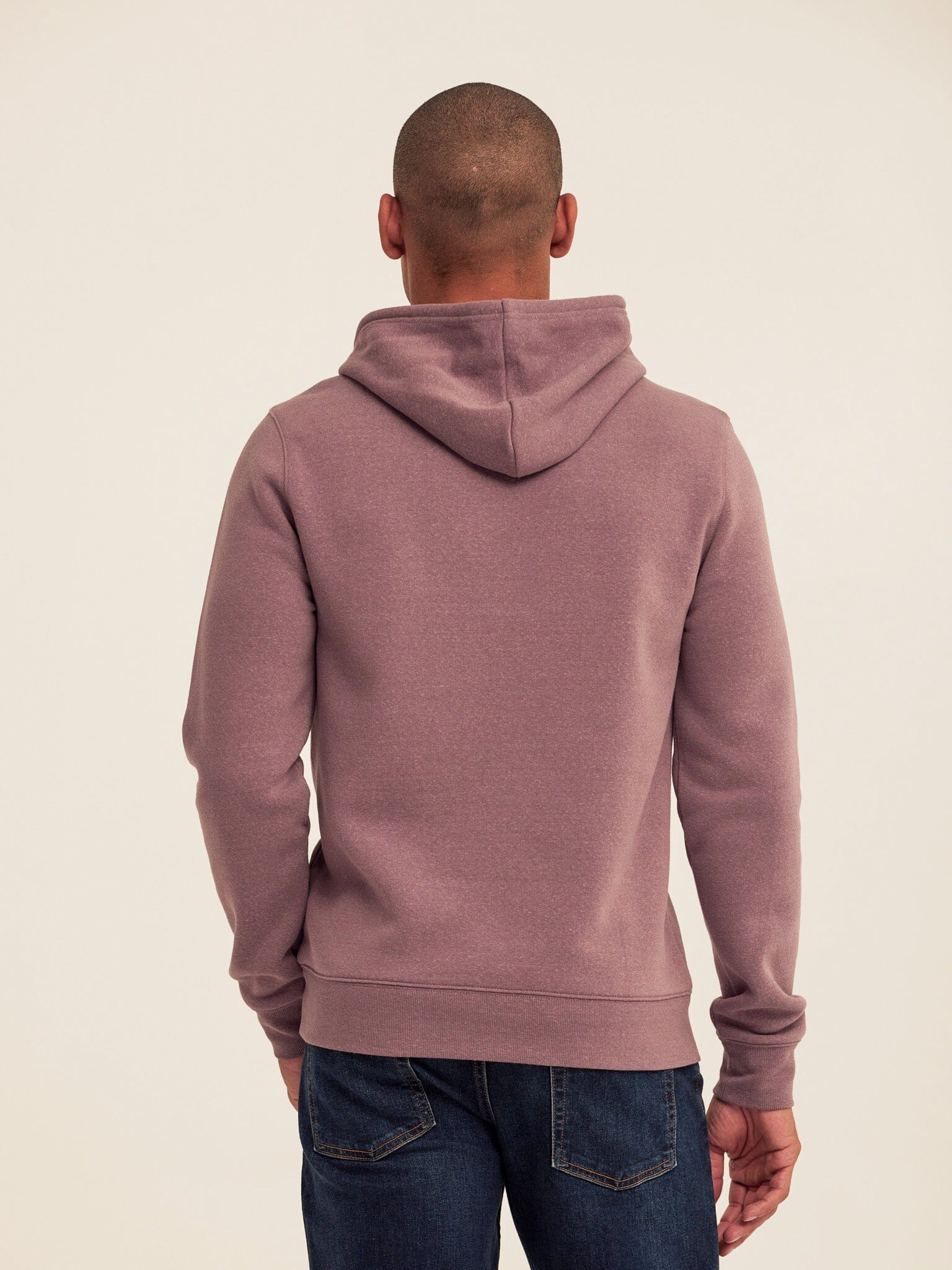 Men's Core Triblend Fleece Pullover Hoodie with Kangaroo Pocket