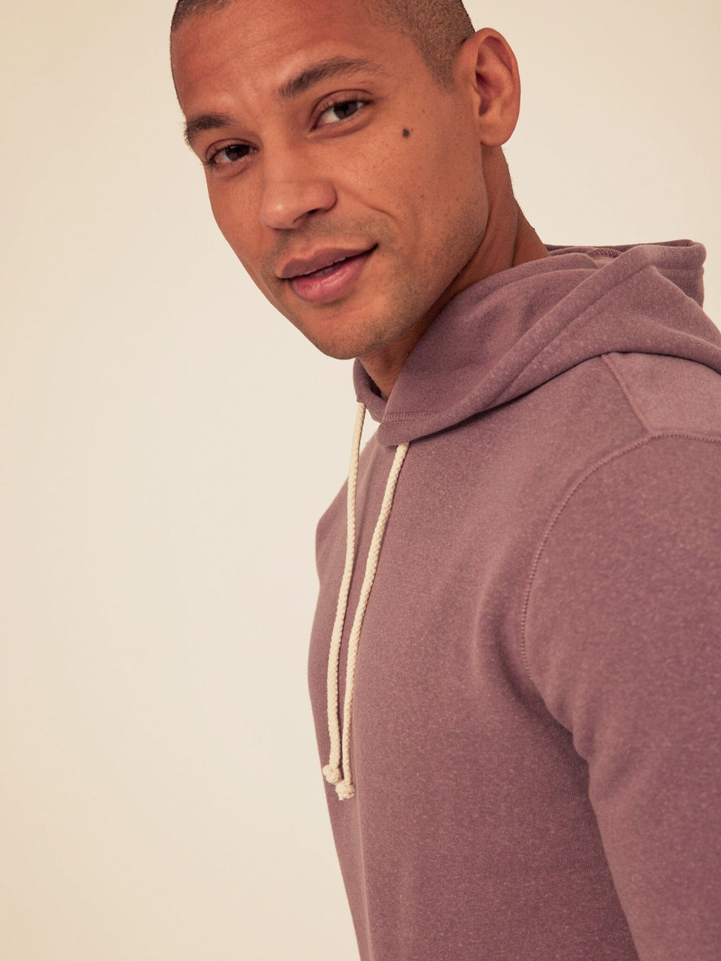 Men's Core Triblend Fleece Pullover Hoodie with Kangaroo Pocket