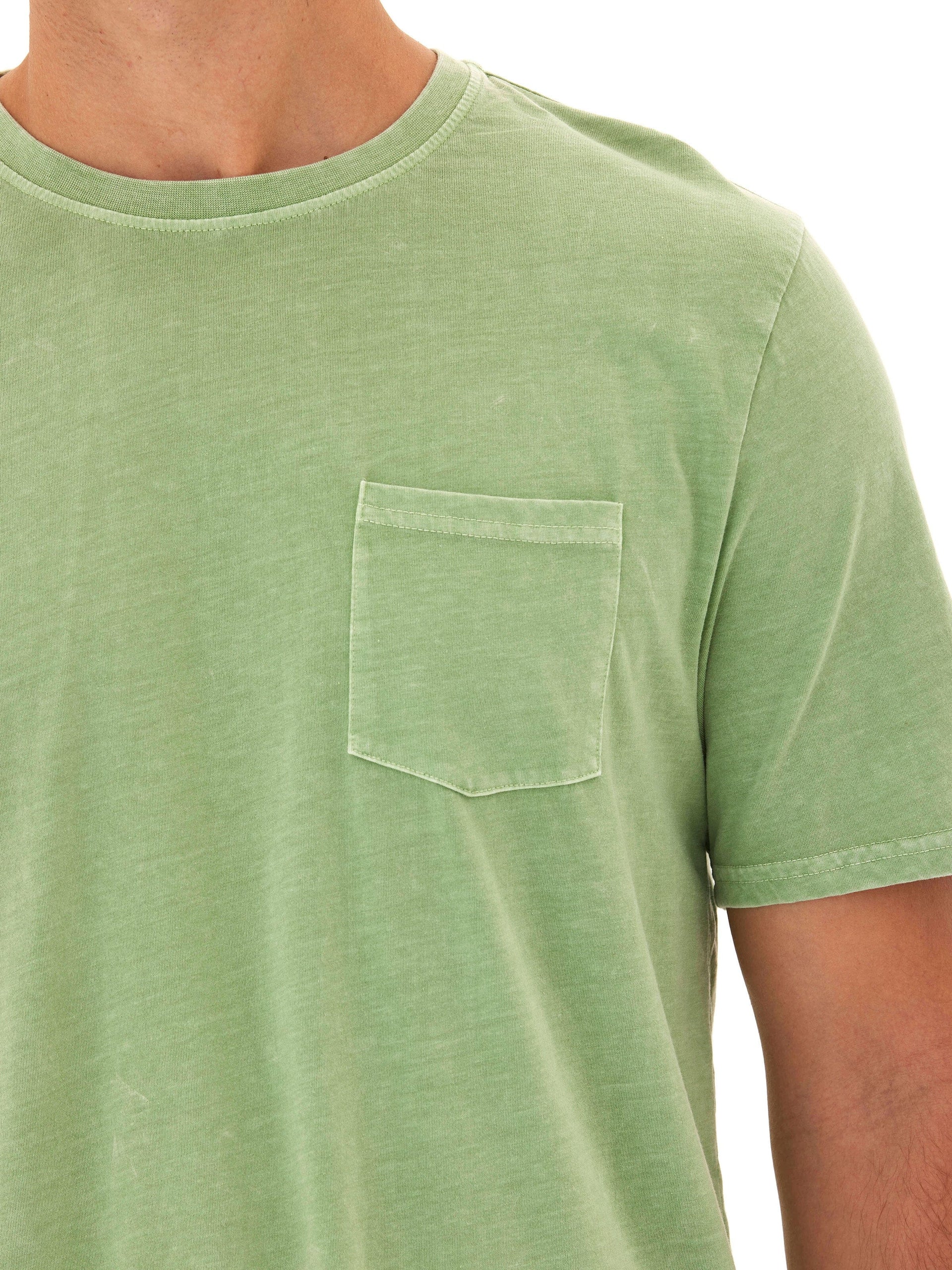 Skipper Mineral Wash Tee in Green