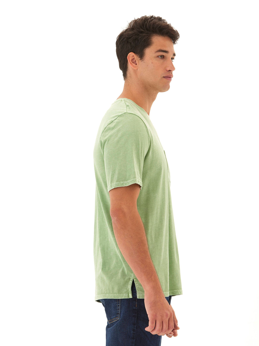 Skipper Mineral Wash Tee in Green