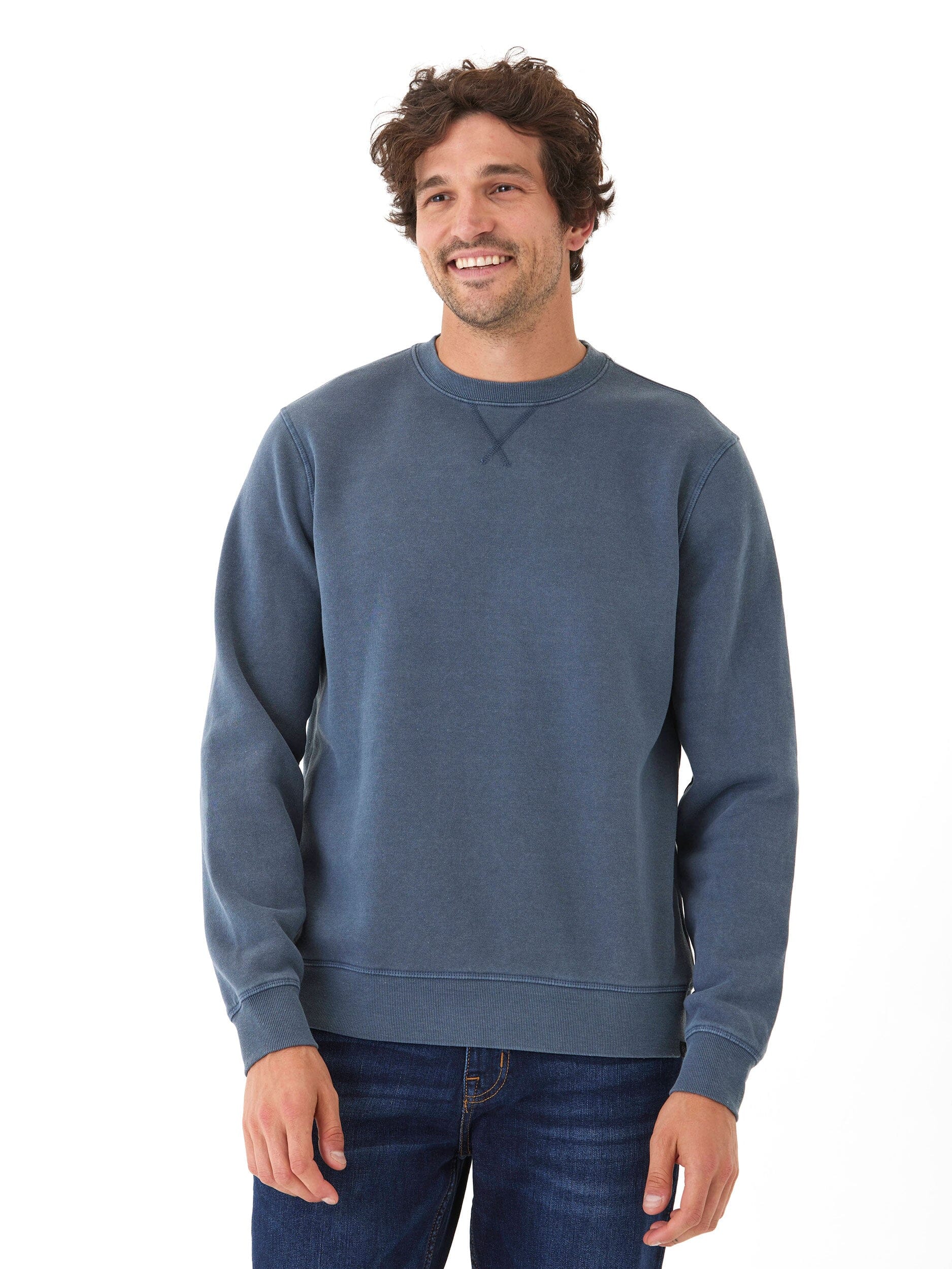 Mineral Wash Fleece Crew