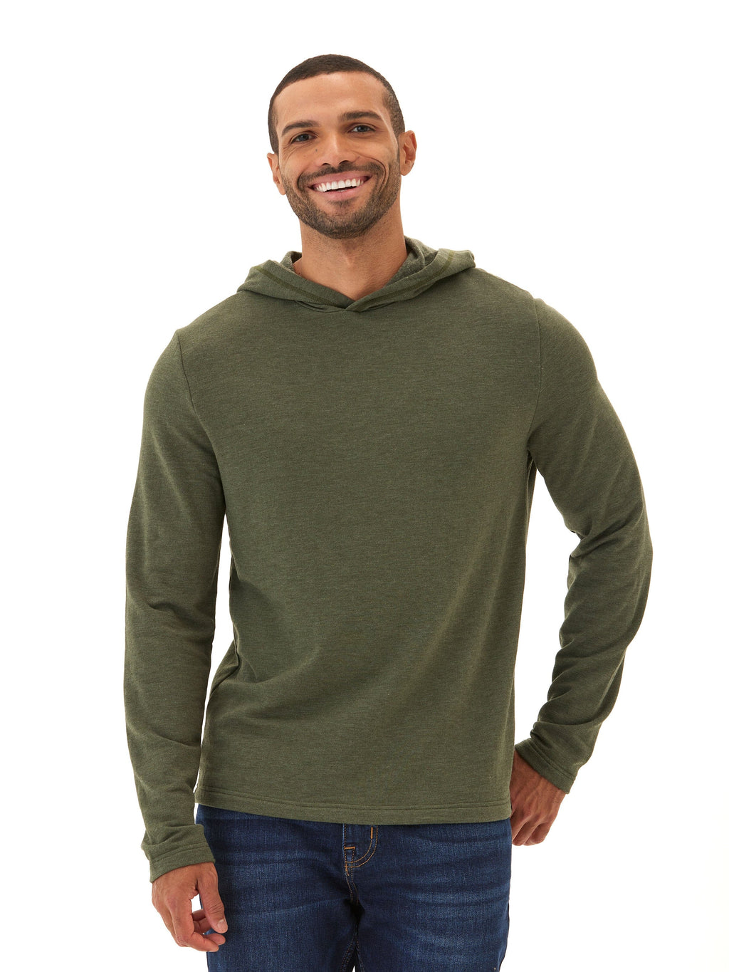Men's Core Feather Fleece Hoodie: Lightweight Cozy Knit