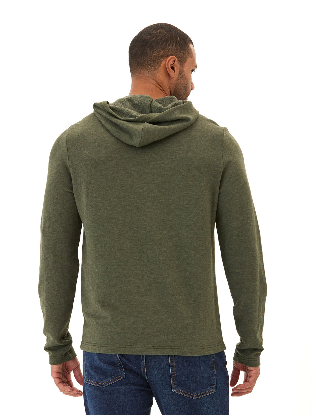 Men's Core Feather Fleece Hoodie: Lightweight Cozy Knit
