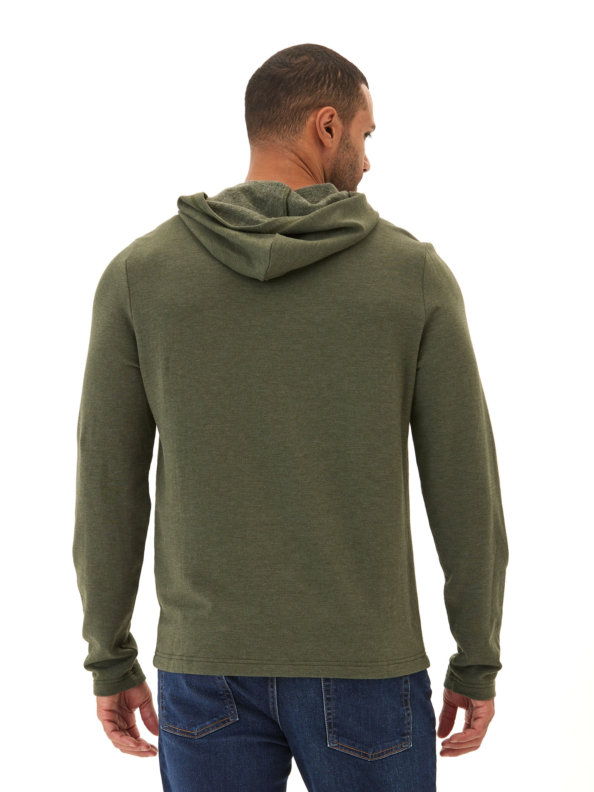 Men's Core Feather Fleece Hoodie: Lightweight Cozy Knit