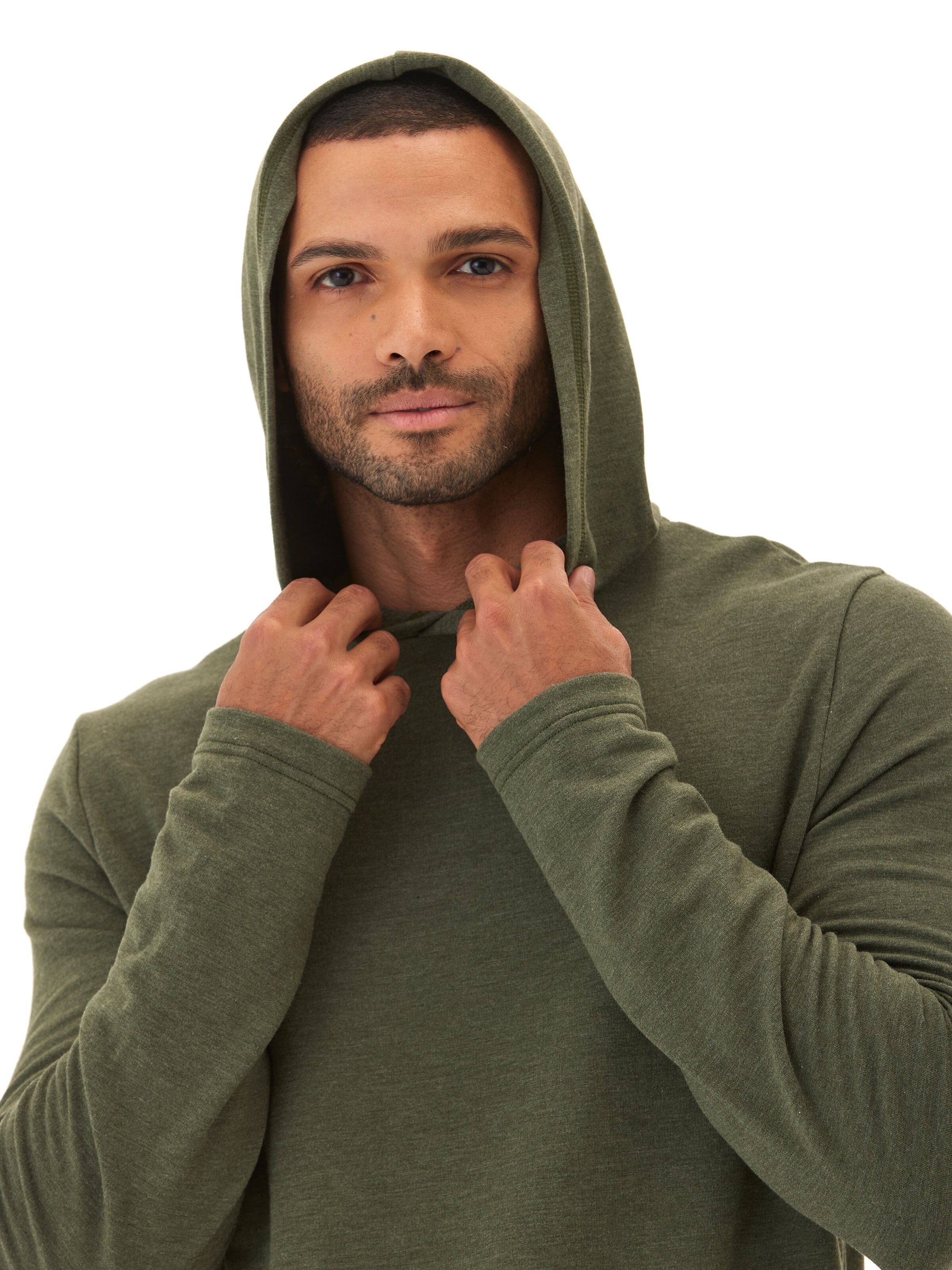 Men's Core Feather Fleece Hoodie: Lightweight Cozy Knit