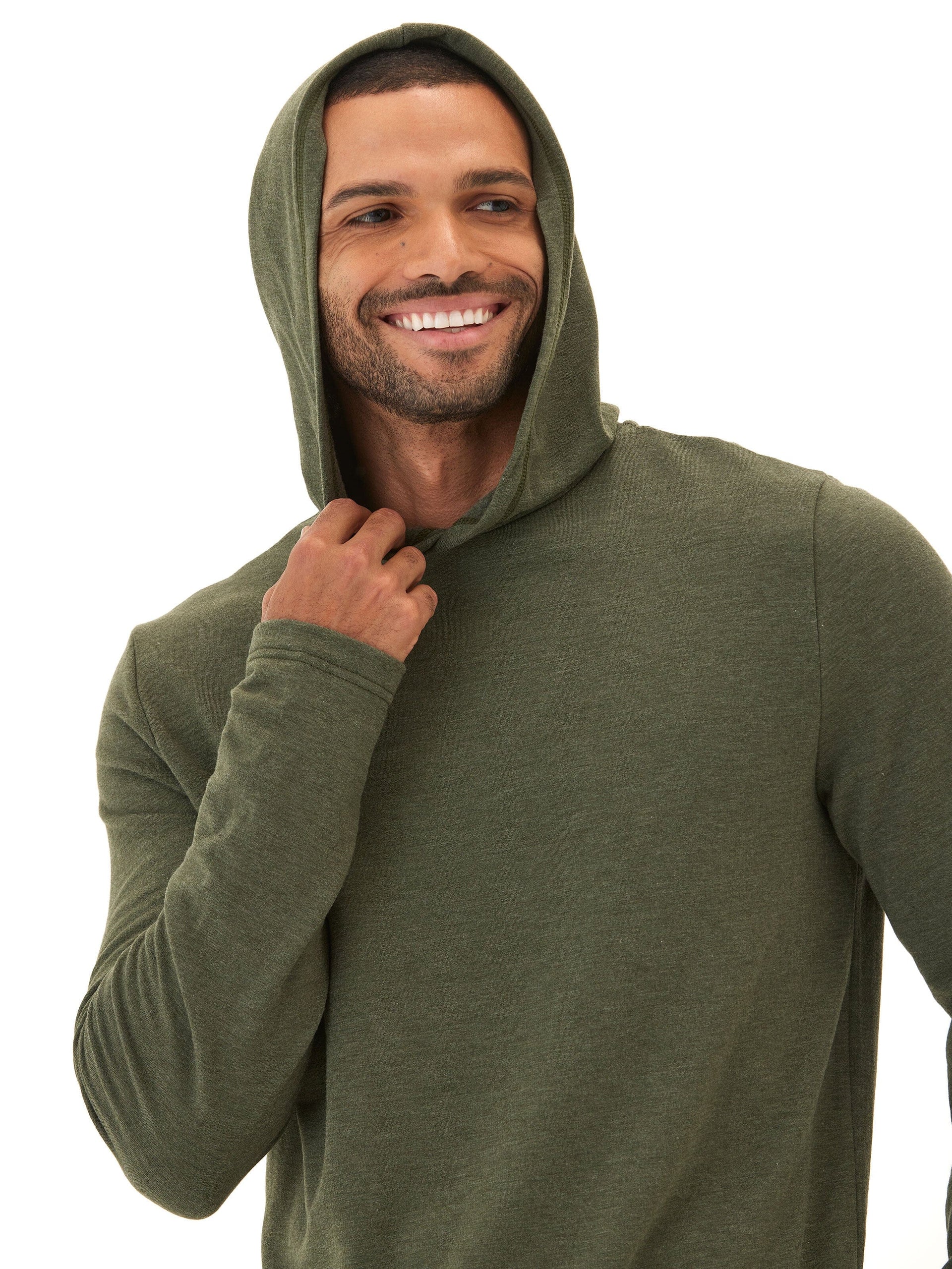 Men's Core Feather Fleece Hoodie: Lightweight Cozy Knit