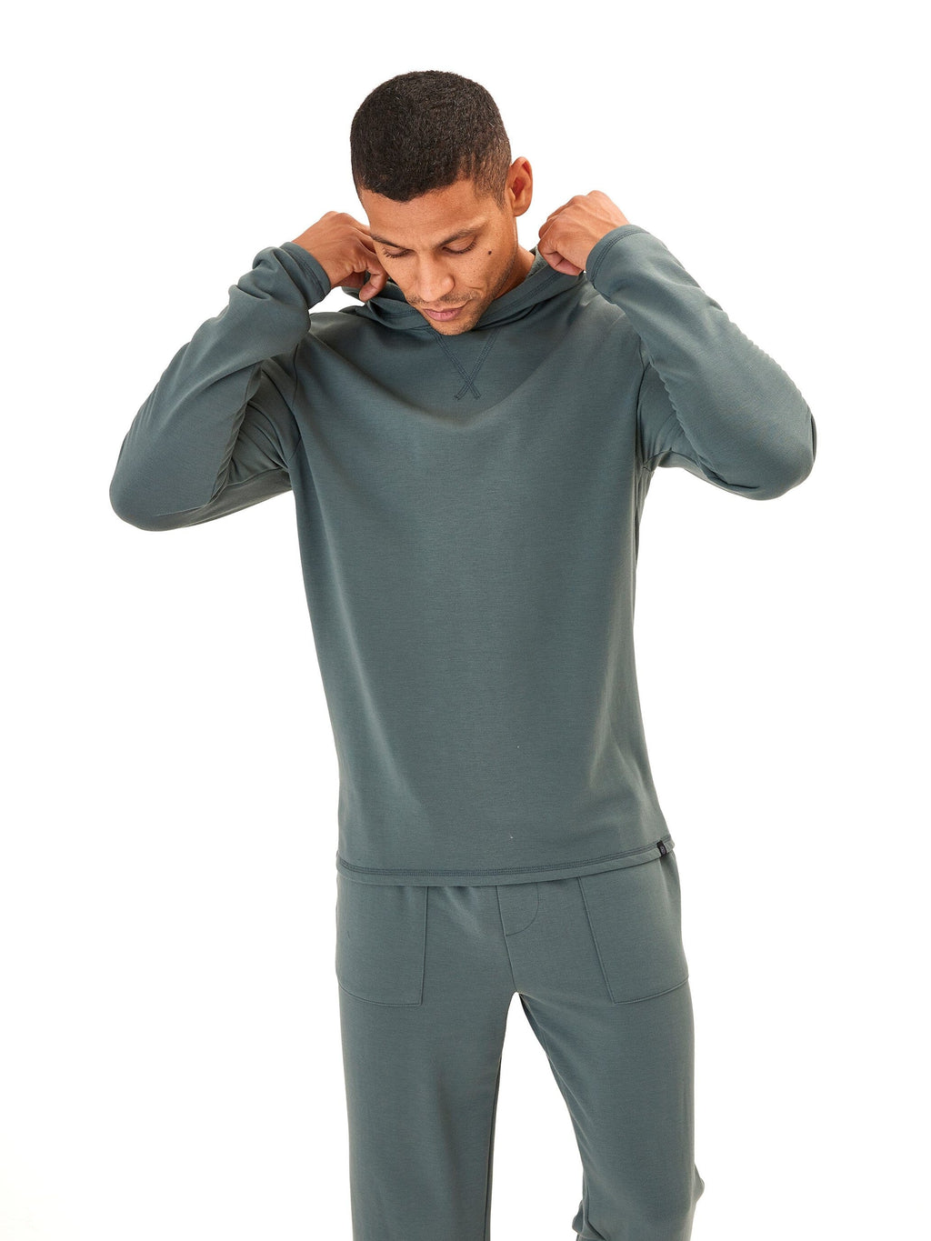 Men's Core Feather Fleece Hoodie - Minimalist Pullover