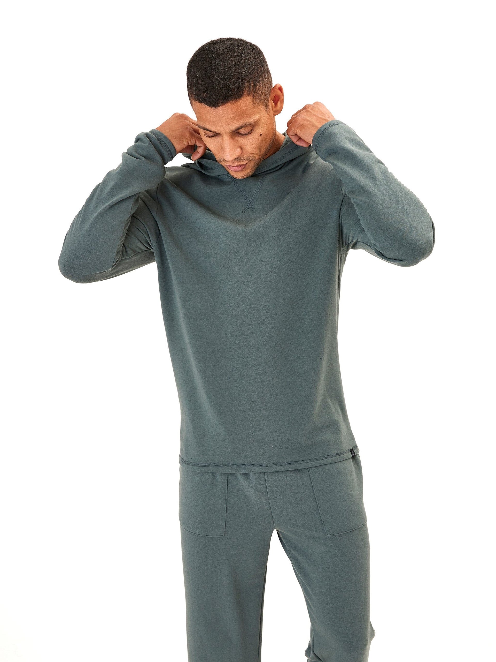Men's Core Feather Fleece Hoodie - Minimalist Pullover