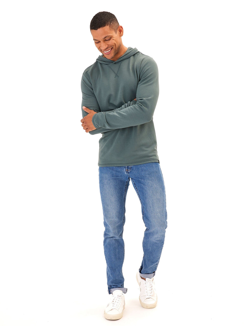Men's Core Feather Fleece Hoodie - Minimalist Pullover