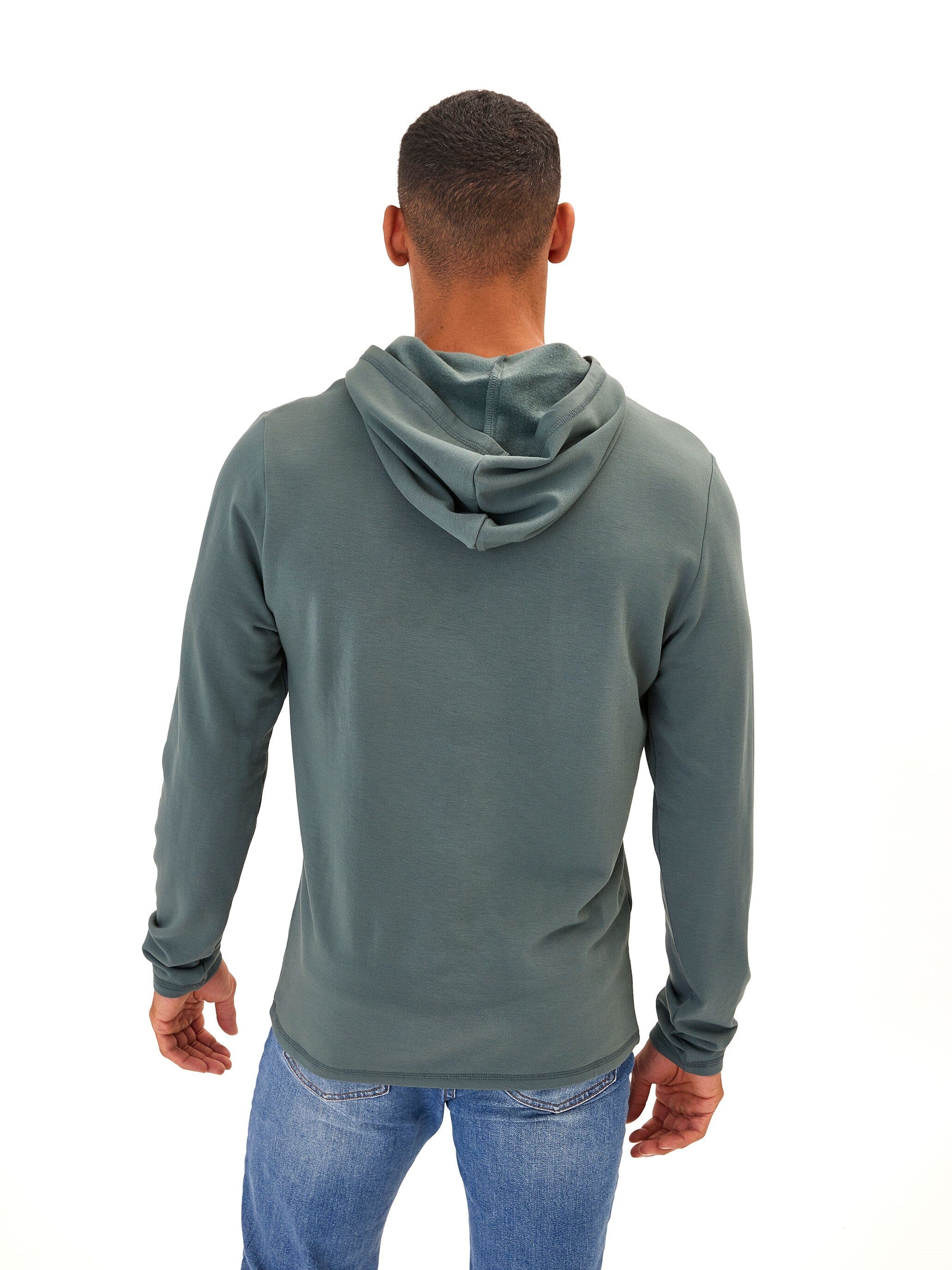 Men's Core Feather Fleece Hoodie - Minimalist Pullover