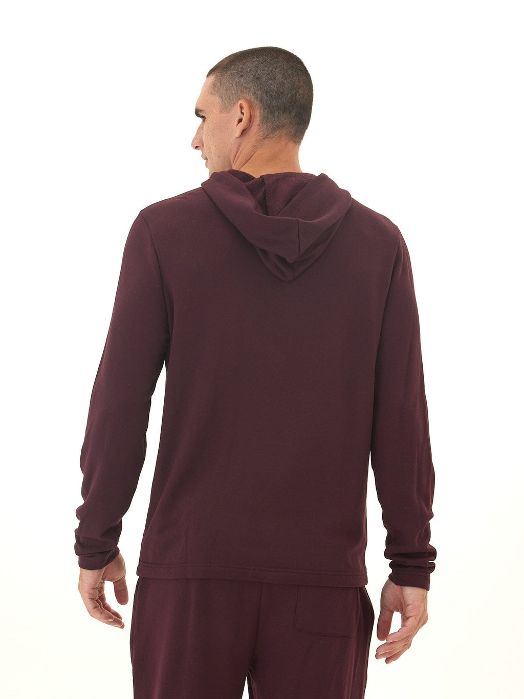 Men's Core Feather Fleece Hoodie: Ultra-Soft Lightweight Pullover