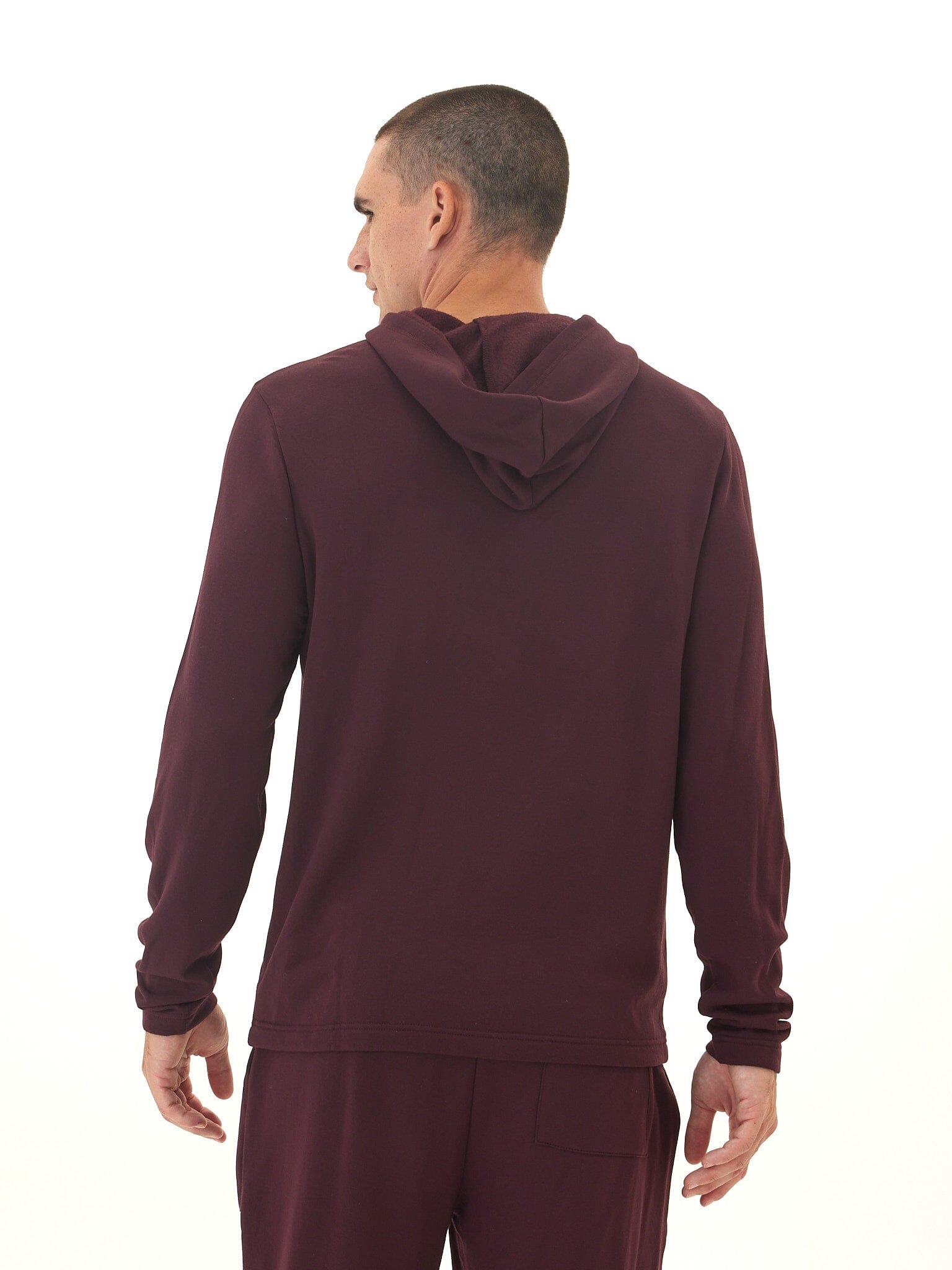 Men's Core Feather Fleece Hoodie: Ultra-Soft Lightweight Pullover
