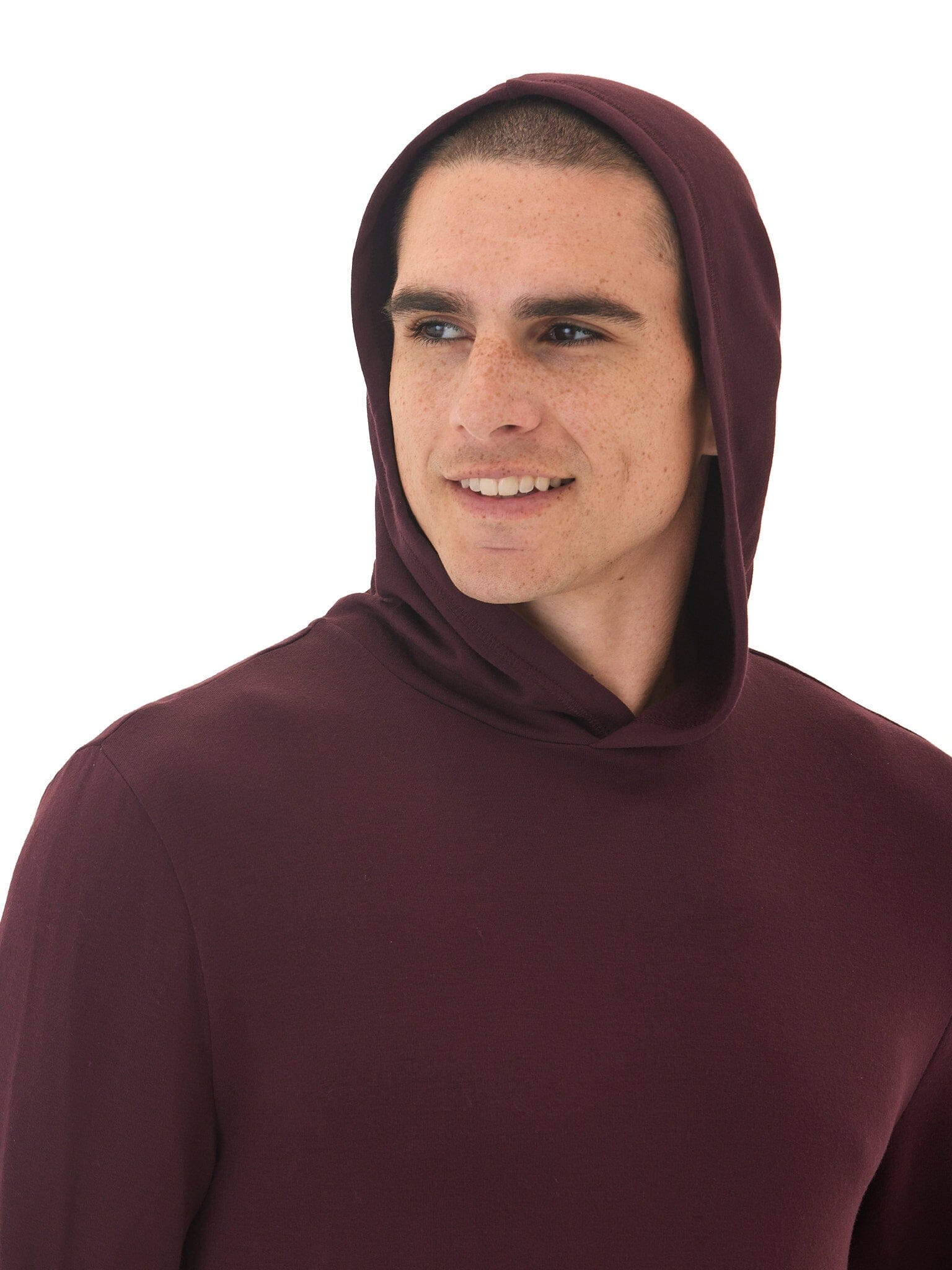 Men's Core Feather Fleece Hoodie: Ultra-Soft Lightweight Pullover