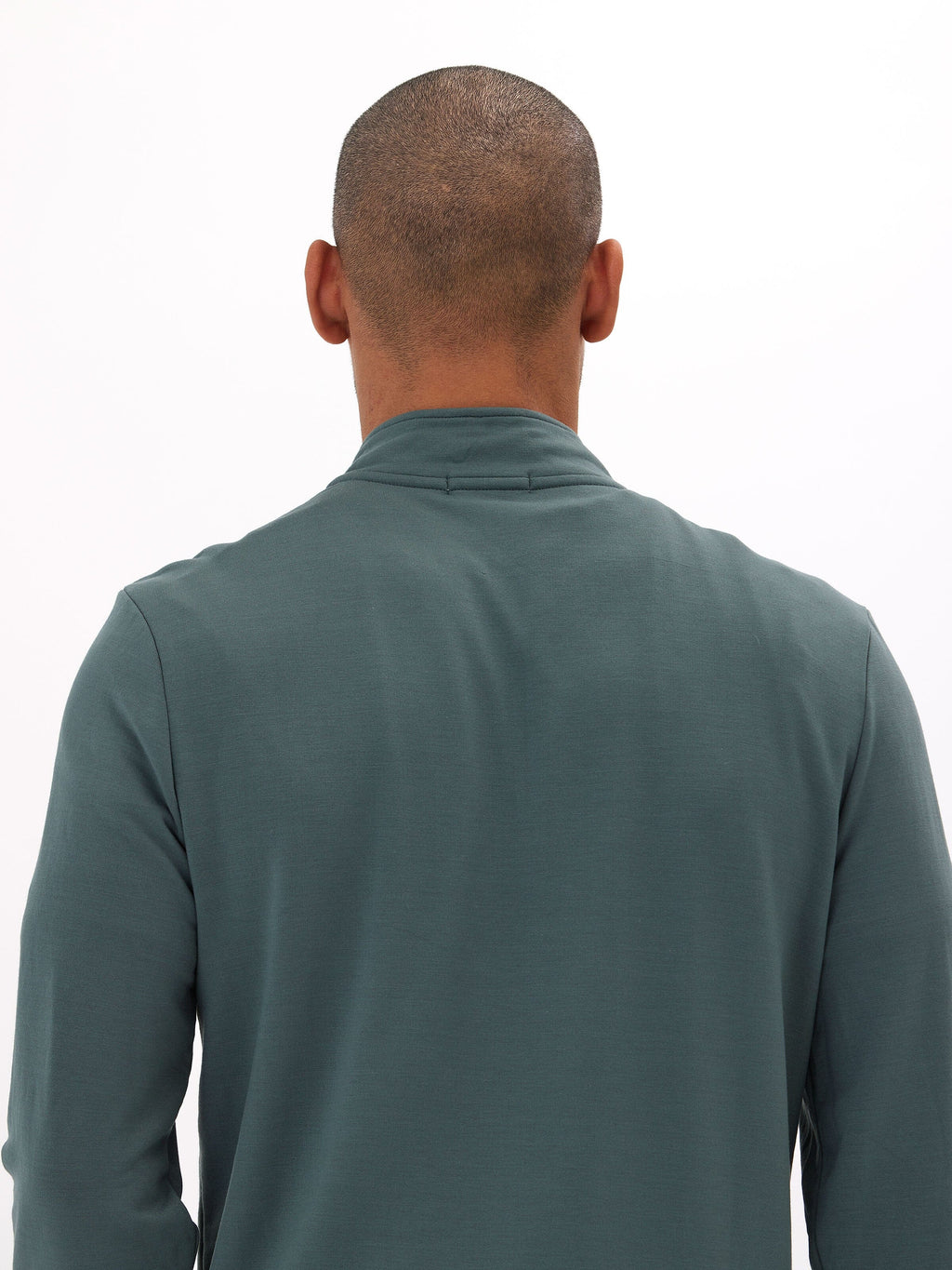 Kace Modal Fleece Quarter Zip Mock Neck Sweatshirt for Men