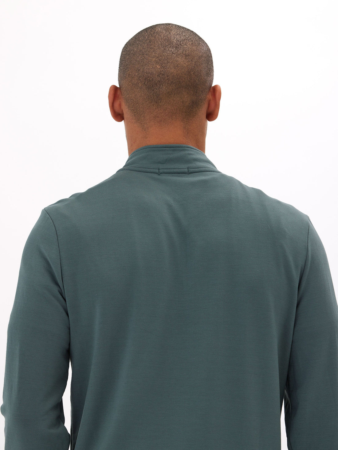 Kace Modal Fleece Quarter Zip Mock Neck Sweatshirt for Men
