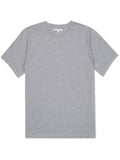 Men's Invincible Short Sleeve Crew neck t-shirt in grey, front view.