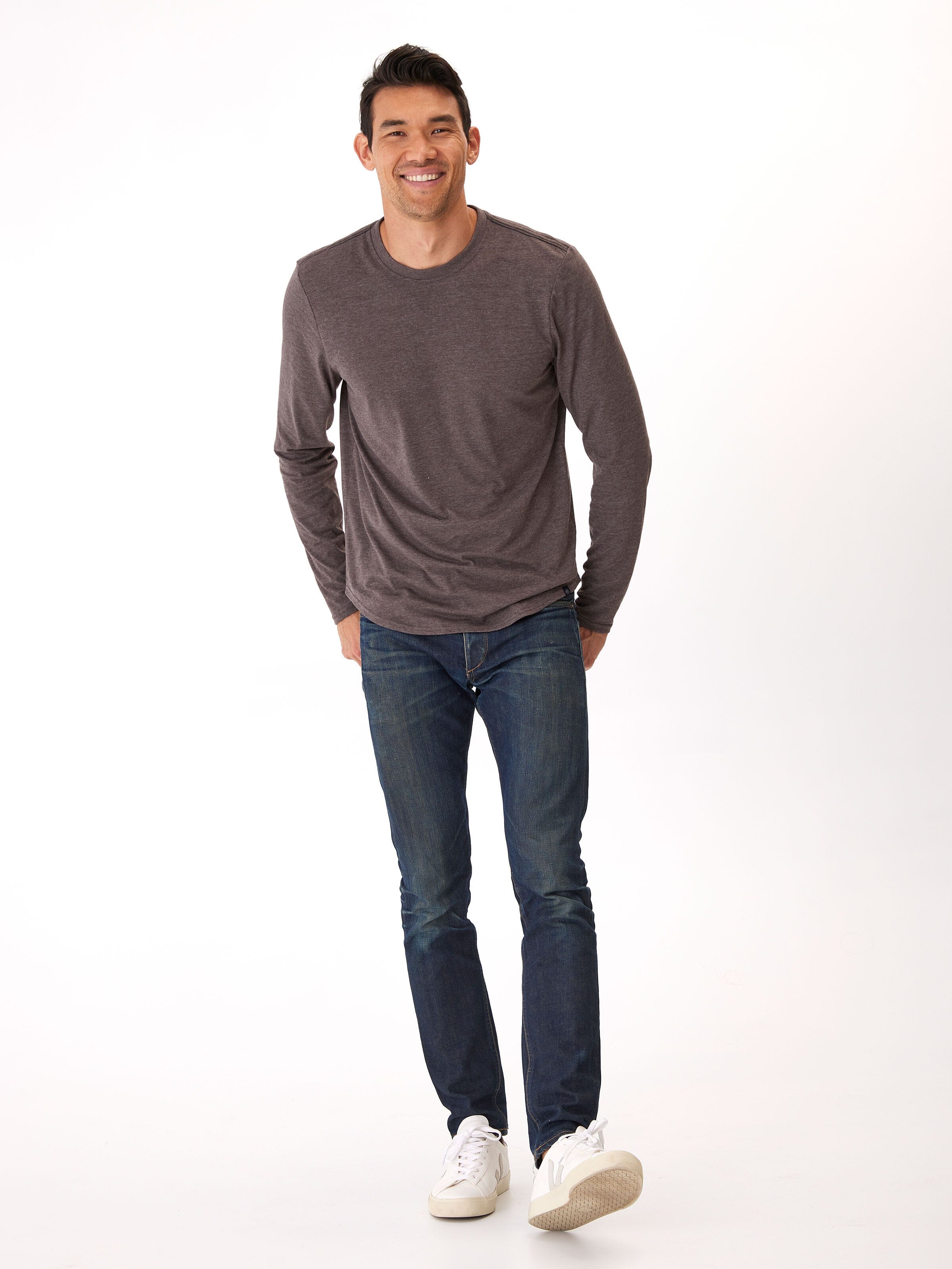 Kye Triblend Long Sleeve Crew