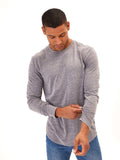 Kye Triblend Long Sleeve Crew neck tee in a soft textured knit fabric