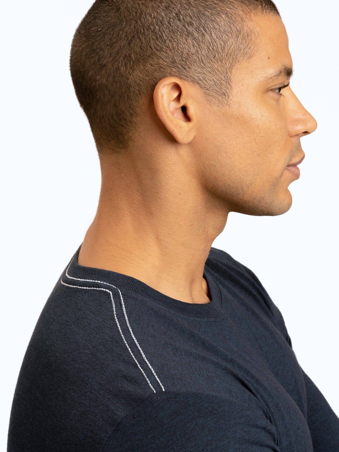 Kye Triblend Men’s Long Sleeve Crew Tee - Minimalist Athleisure