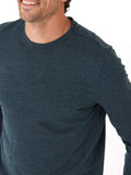 Black Fleck Triblend Long Sleeve Crew neck shirt in soft material