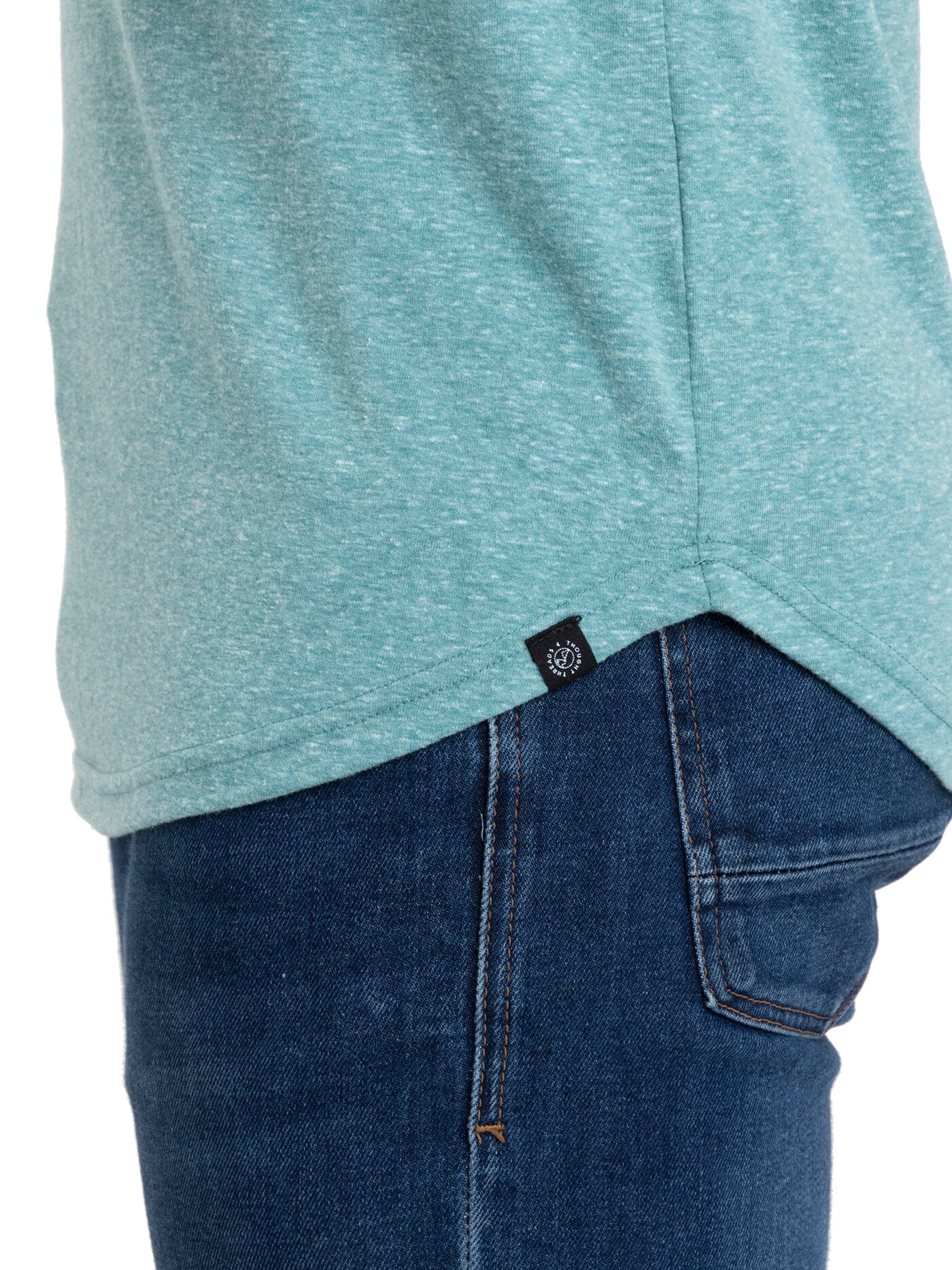 Baseline Short Sleeve Triblend Henley Tee