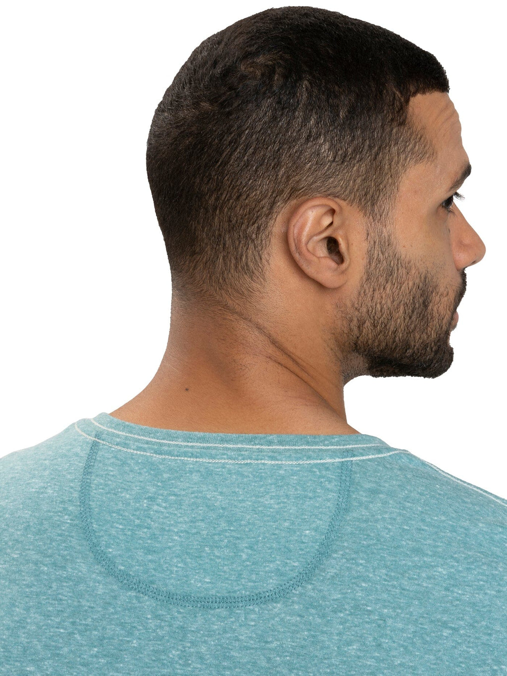 Baseline Short Sleeve Triblend Henley Tee