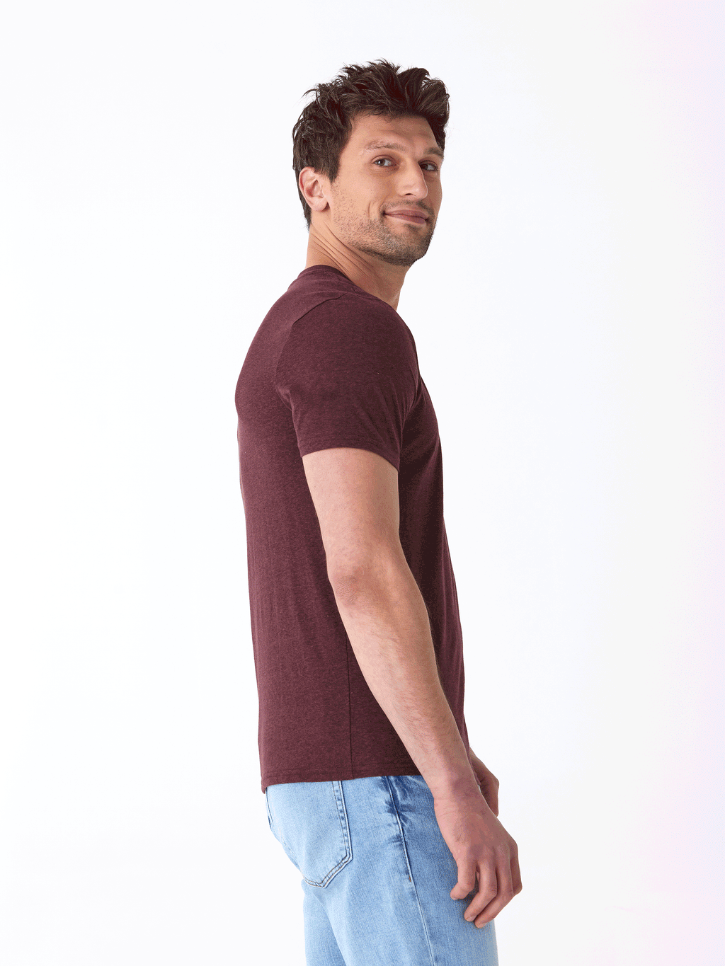 Triblend Graphic Tee for Men - Casual Coastal Style