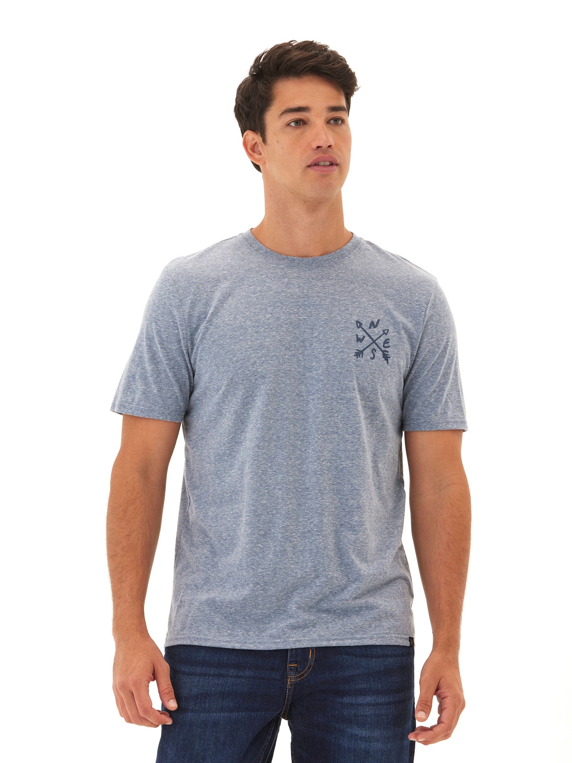 Men's Traveler Triblend Graphic Tee - Soft Casual Outdoorsy Shirt