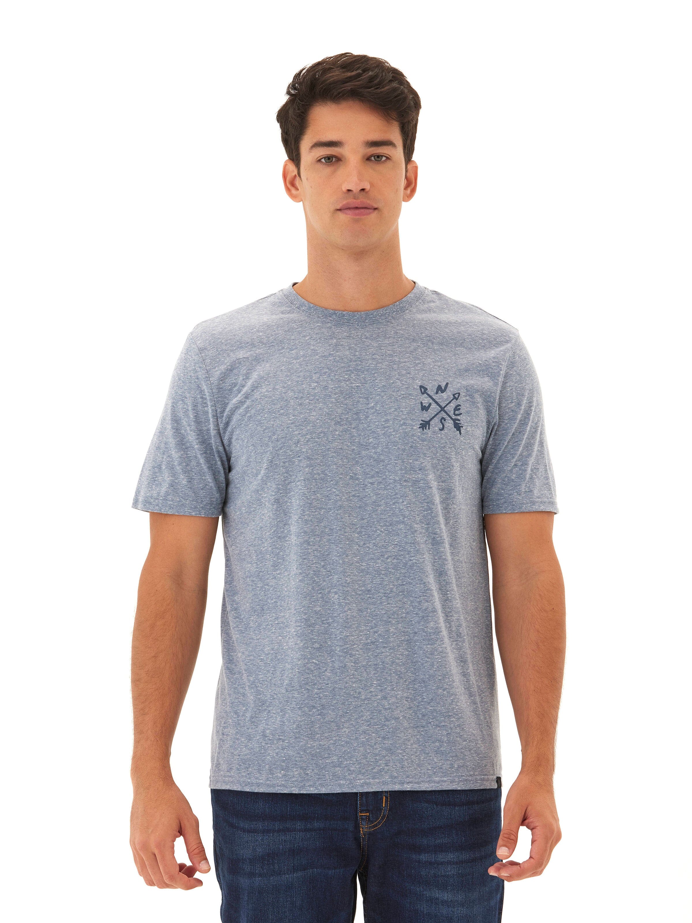 Men's Traveler Triblend Graphic Tee - Soft Casual Outdoorsy Shirt